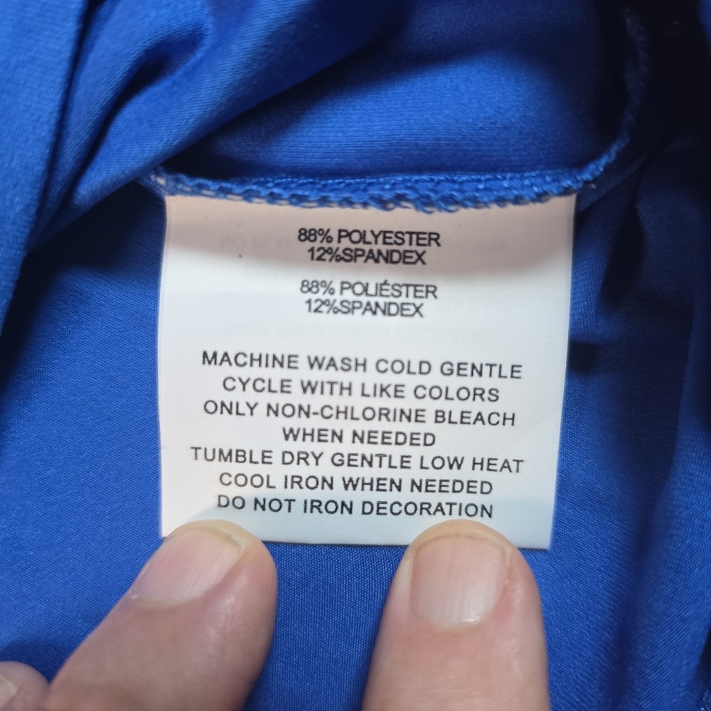 Hang Ten Swim Shirt Rash Guard Men's XL Blue Long Sleeve UPF50 new without tag - Picture 3 of 9